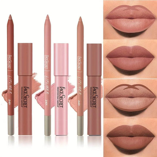 Matte Lipliner&Lipstick